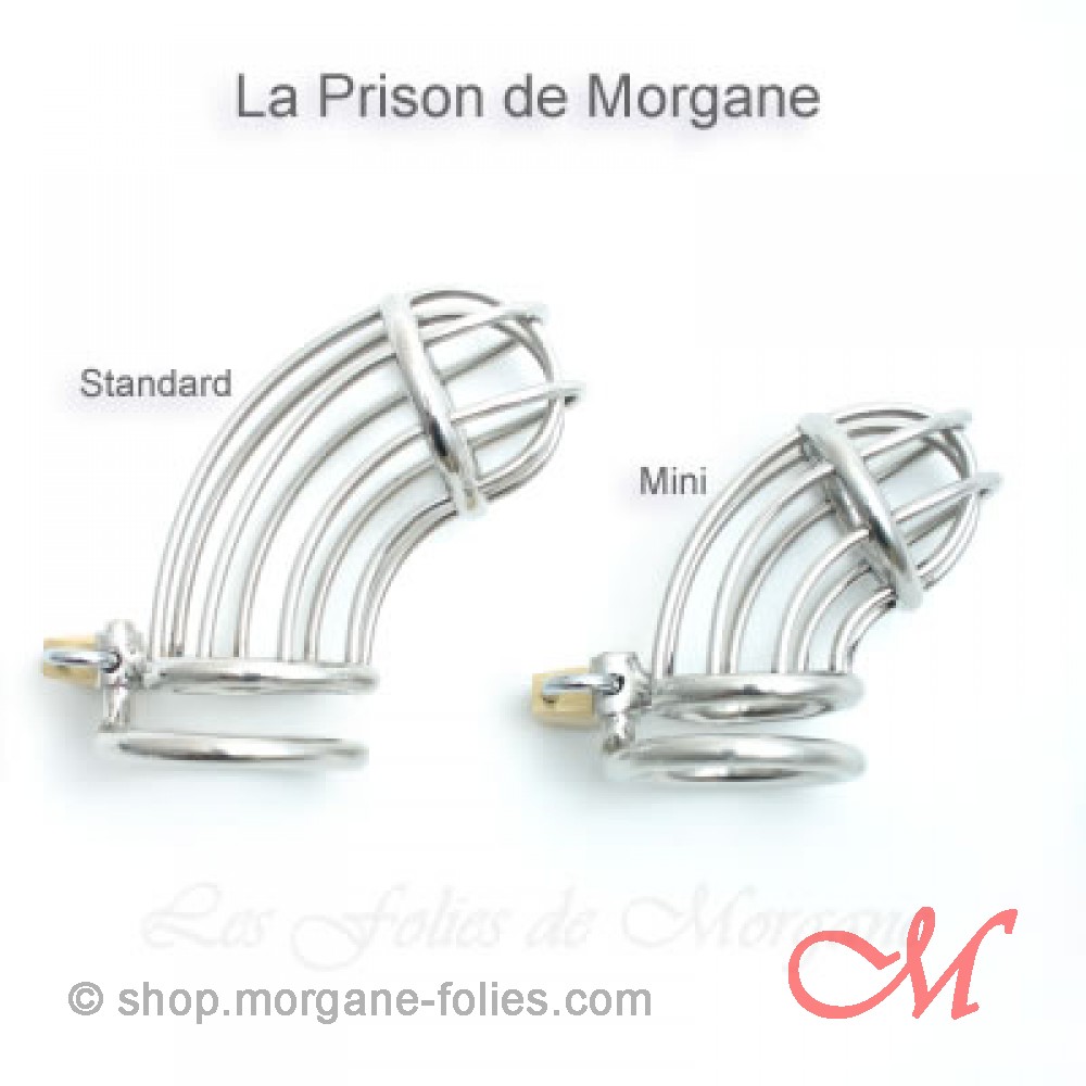 Cage de Chasteté La Prison de Morgane MINI Acier Chirurgical